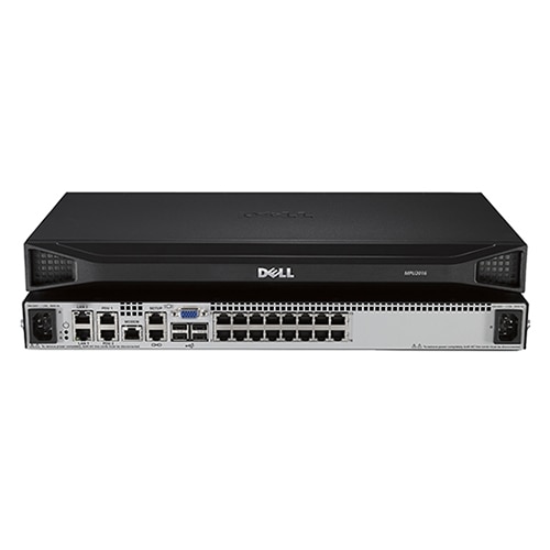 Dell DAV2108 8-port analog, upgradeable to digital KVM switch with one local user, single power supply